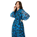 Blau - Side - Principles - Hemdblusenkleid Gestuft für Damen