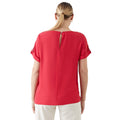 Rot - Back - Dorothy Perkins - Bluse für Damen  Krempelärmel