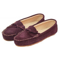 Pflaume - Lifestyle - Eastern Counties Leather Damenmoccasins aus Wildleder