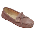 Pflaume - Front - Eastern Counties Leather Damenmoccasins aus Wildleder