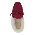 Purpurrot - Pack Shot - Eastern Counties Leather Damenmoccasins mit harter Sohle