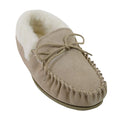 Kamelfarben - Front - Eastern Counties Leather Damenmoccasins mit harter Sohle