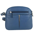 Blau-Elfenbein - Front - Eastern Counties Leather - Damen Handtasche "Marnie"