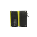 Schwarz-Neon-Gelb - Back - Eastern Counties Leather - "Karlie" Kontrast Brieftasche für Damen