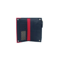 Marineblau-Pink - Side - Eastern Counties Leather - "Karlie" Kontrast Brieftasche für Damen