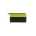 Schwarz-Neon-Gelb - Front - Eastern Counties Leather - "Karlie" Kontrast Brieftasche für Damen