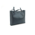 Marineblau-Elfenbein - Back - Eastern Counties Leather - Handtasche "Alice", Kontrasteinsatz, Leder