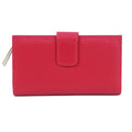 Pink-Grau - Back - Eastern Counties Leather - "Hayley"  Leder Brieftasche
