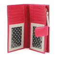 Pink-Grau - Lifestyle - Eastern Counties Leather - "Hayley"  Leder Brieftasche