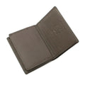 Blaugrün - Pack Shot - Eastern Counties Leather - "Dylan"  Leder Brieftasche für Karten Zweifach gefaltet für Herren-Damen Unisex