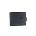 Marineblau-Grün - Front - Eastern Counties Leather - "Grayson"  Leder Brieftasche Zweifach gefaltet für Herren-Damen Unisex