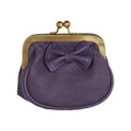 Violett - Front - Eastern Counties Leather - "Lara"  Leder Brieftasche für Damen