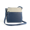 Tintenblau-Grau - Front - Eastern Counties Leather - Damen Handtasche "Opal", Leder