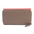 Blaugrün-Melone - Back - Eastern Counties Leather - "Ferne"  Leder Brieftasche Blockfarben für Damen