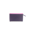 Violett-Fuchsie - Back - Eastern Counties Leather - "Madison"  Leder Brieftasche Mit Streifen für Damen