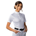 Weiß - Front - Aubrion - Showshirt für Damen  kurzärmlig
