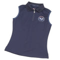 Dunkel-Marineblau - Front - Aubrion - "Harrow" Poloshirt für Mädchen Ärmellos