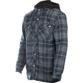 Marineblau - Side - Dickies Workwear - Hemdjacke mit Kapuze für Herren