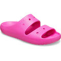 Pink - Front - Crocs - Herren-Damen Unisex Sandalen "Classic"