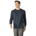 Marineblau - Side - Dickies - "Luray" T-Shirt Tasche für Herren Langärmlig