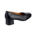 Schwarz - Side - Amblers Walford Damen Leder Pumps - Damen Schuhe