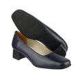Marineblau - Pack Shot - Amblers Walford Damen Leder Pumps - Damen Schuhe
