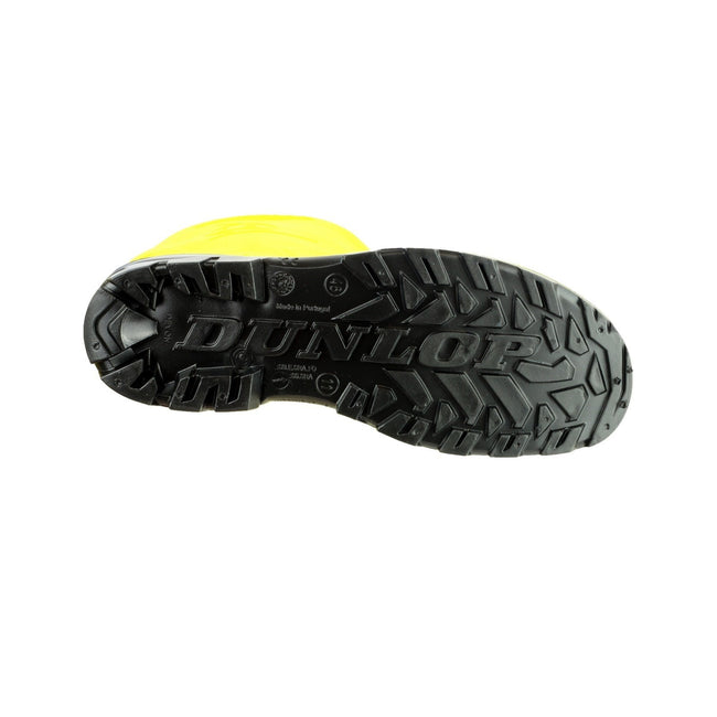 Gelb-Schwarz - Side - Dunlop Devon Unisex Gummistiefel - Sicherheitsgummistiefel
