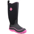 Schwarz-Hot Pink - Front - Muck Boots Damen Hale Gummistiefel