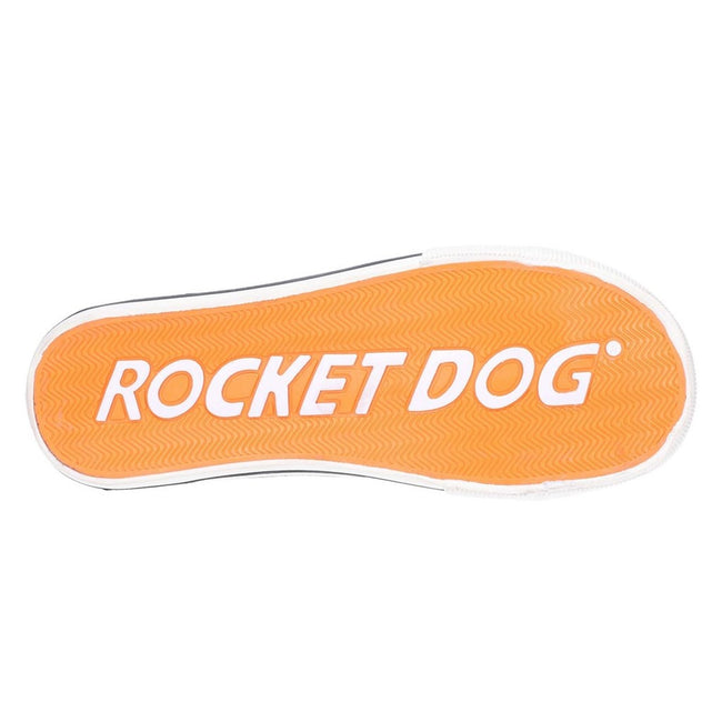 Rot-Bunt - Lifestyle - Rocket Dog Damen Stoff-Sneaker Jazzin Eden gestreift, zum Schnüren