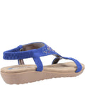 Blau - Side - Fleet & Foster Damen Nicosia Slingback Sandale