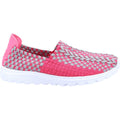 Pink - Back - Fleet & Foster - Damen Sneaker "Sharon Casual"