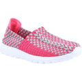Pink - Front - Fleet & Foster - Damen Sneaker "Sharon Casual"