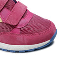 Fuchsie - Close up - Geox - Kinder Sneaker "Alben", Wildleder