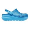 Sauerstoff Blau - Side - Crocs - Kinder Clogs "Classic Cutie", Glitzer