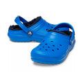 Bolzen Blau - Side - Crocs - Kinder Clogs "Classic", Gepolstert