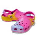 Pink-Violett-Gelb - Close up - Crocs - Herren-Damen Unisex Clogs "Classic", Ombre