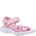Pink-Weiß - Front - Cotswold - Kinder Sandalen "Bodiam", recyceltes Material
