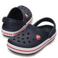 Marineblau-Rot - Close up - Crocs - Kinder Clogs "Crocband"