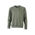 Dunkelgrau - Front - James and Nicholson Unisex Arbeitskleidung Sweatshirt