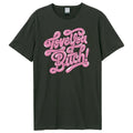 Holzkohle - Front - Amplified - "Love You Bitch" T-Shirt für Herren-Damen Unisex