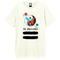Altweiß - Front - Amplified - "Yin Yang" T-Shirt für Herren-Damen Unisex