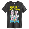 Anthrazit - Front - Amplified - "Illustrated Red Hot Chilli" T-Shirt für Herren-Damen Unisex