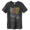 Anthrazit - Front - Amplified - "U2 Bullet The Blue Sky" T-Shirt für Herren-Damen Unisex