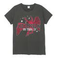 Anthrazit - Front - Amplified - "US Tour 77 Led Zeppelin" T-Shirt für Damen