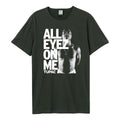 Holzkohle - Front - Amplified - "All Eyes On Me" T-Shirt für Herren-Damen Unisex