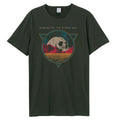 Holzkohle - Front - Amplified - "Skull Planet" T-Shirt für Herren-Damen Unisex