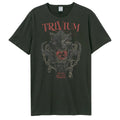 Holzkohle - Front - Trivium - "Dragon Chains" T-Shirt für Herren-Damen Unisex
