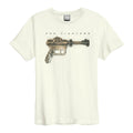 Altweiß - Front - Amplified - "Ray Gun" T-Shirt für Herren-Damen Unisex