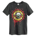 Holzkohle-Rot - Front - Amplified - "Bloody Bullet" T-Shirt für Herren-Damen Unisex