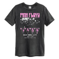Holzkohle-Pink - Front - Amplified - "New York City" T-Shirt für Herren-Damen Unisex